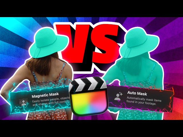 Magnetic Mask vs Auto Mask in Final Cut Pro Update 12.3