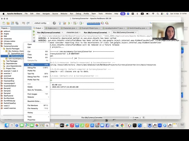 Currency Converter using Java GUI