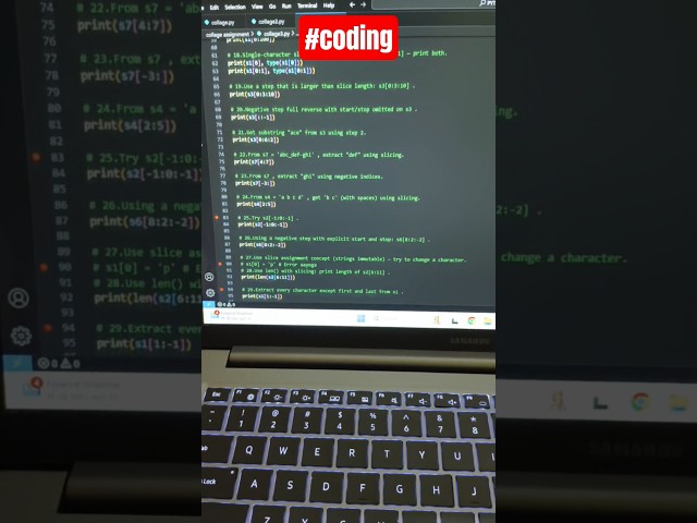 Concepts of list in python #engineering #coding #python #viralvideos #trending