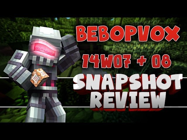 Minecraft: Two Snapshots in ONE! - Command block crazy! 14w07 and 14w08
