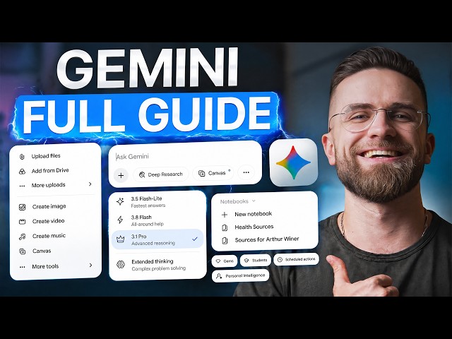 Ultimate Gemini Tutorial: How to Use Gemini AI For Beginners in 2026