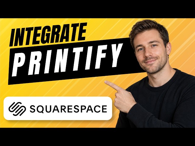 How to integrate printify to Squarespace (Easy Tutorial)