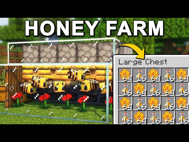 The BEST 100% Automatic Honey Farm for Minecraft 1.21!