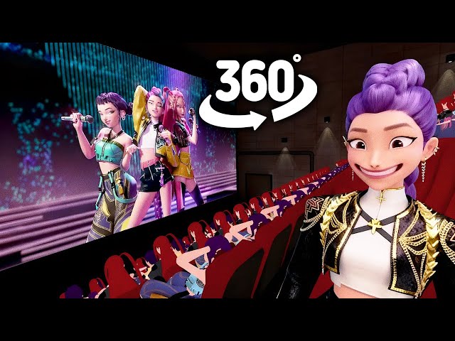 K-Pop Demon Hunters HUNTR/X in Cinema Hall ! | 360° VR