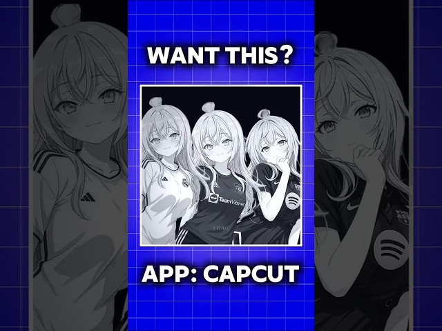 How To Make Trend Chibi Anime Style On Capcut || Capcut Tutorial #capcut #capcuttutorial