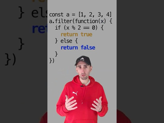 ⏰ Aprende a usar filter en un minuto | #JavaScript