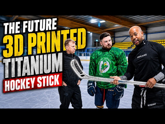 3D Printed Titanium Ice Hockey Stick - As light as Carbon Fibre !?