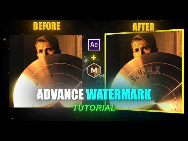 Advance watermark tutorial using Mocha pro and Aftereffects. #tutorial #watermark
