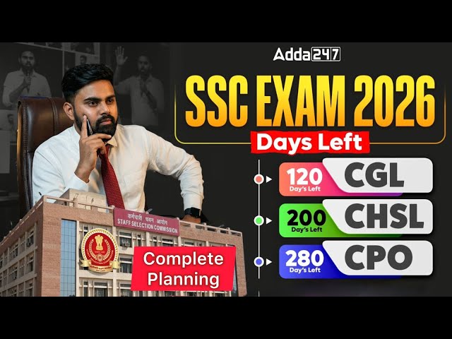 SSC Exam 2026 Countdown | Days Left for CGL, CHSL & CPO | SSC Preparation Strategy By Sahil Sir
