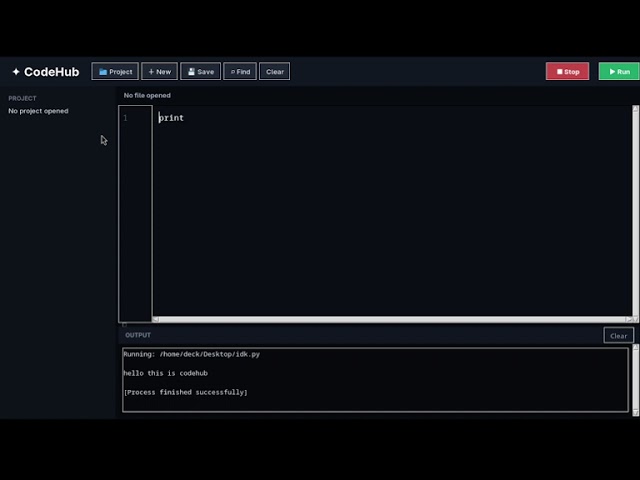 CodeHub showcase