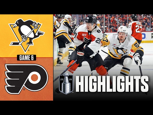 Penguins vs. Flyers | NHL Playoff Highlights | Game 6 | April 29, 2026