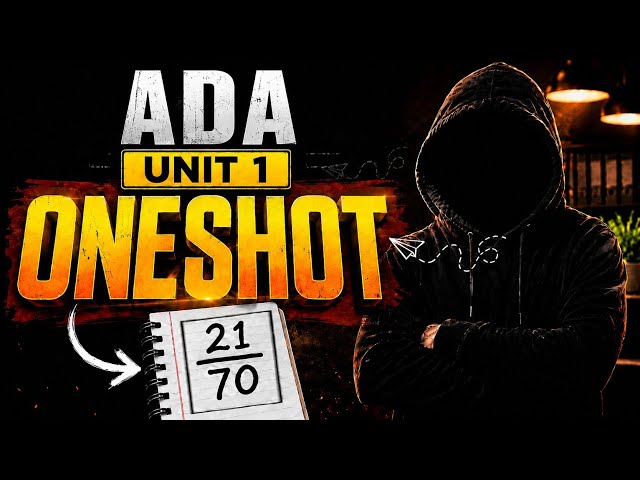 ADA Unit-1 Complete Oneshot | RGPV B.Tech 4th Semester | Complete Revision @Engineerdude-g6m 
