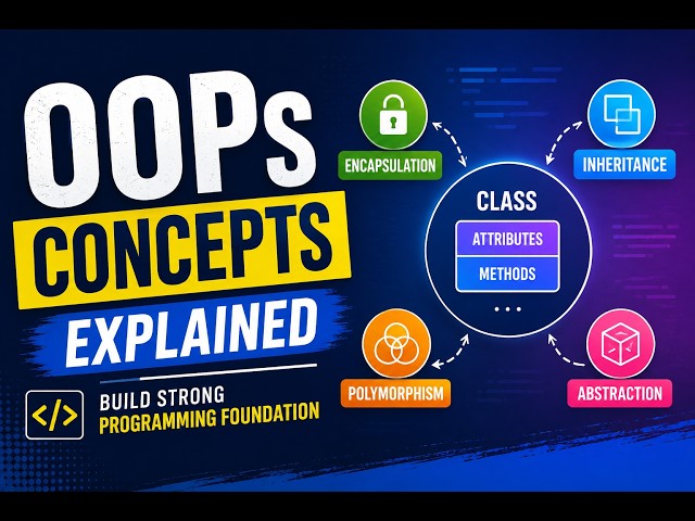 OOPs Concepts in Python | #python #coding #programming #viral #viralvideo #trending #trendingvideo