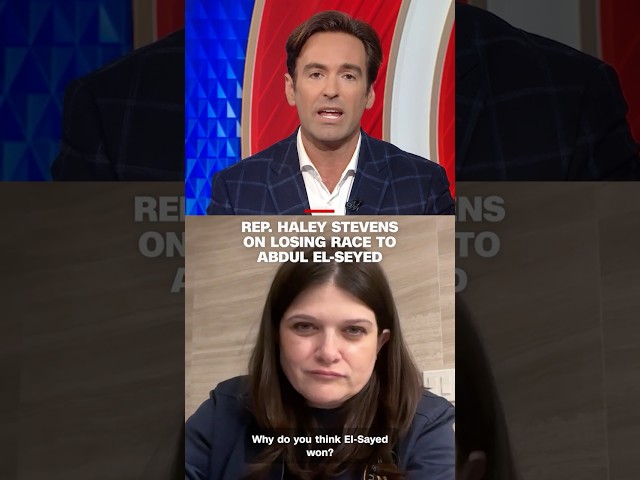 Haley Stevens’ First Cable Interview Post Primary #haleystevens #abdulelsayed #news #michigan