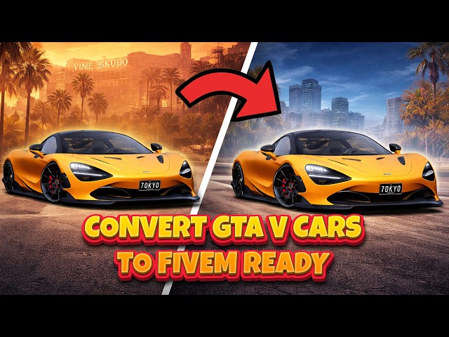 How to convert a GTA V addon vehicle into a FiveM ready vehicle in 2026 | FiveM Tutorial #3