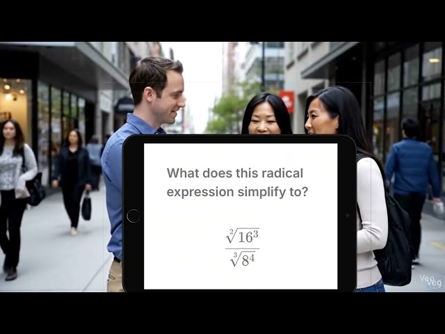 Simplify this radical expression.  Remember your exponent power law. #math #teaching