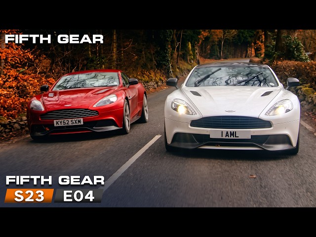 Two Aston Martin Vanquishes Go Head To-Head On The Streets | Fifth Gear Season 22 Episode 4