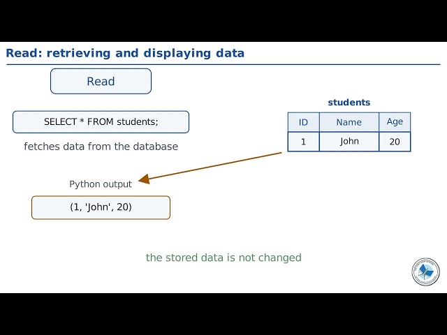 Class 12 Computer Science Chapter 4 - CRUD Operations
