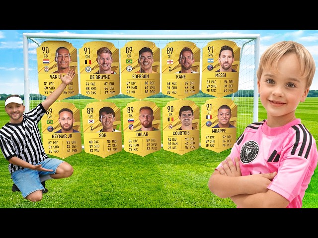 Mike and Chris help their uncle with chores and collect FIFA football stickers