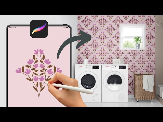 How to Make Pretty Patterns in Procreate Fast!
