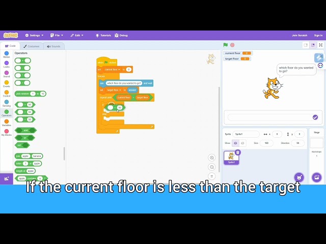 Integers in engineering /elevator control system with scratch coding #mathwhiz #integer