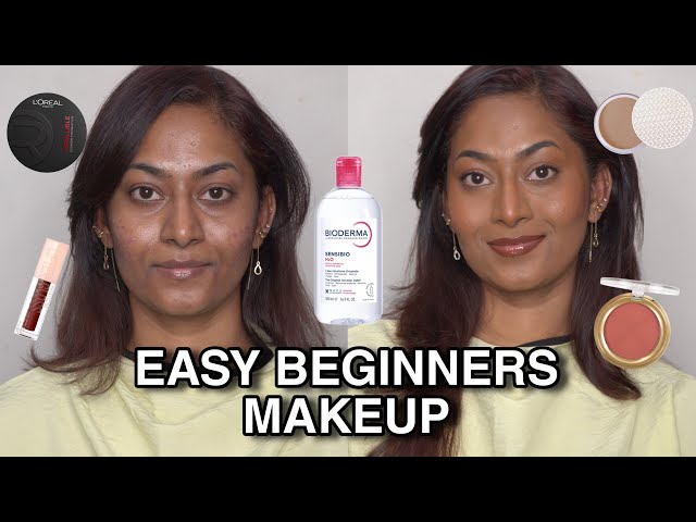 Easy beginners everyday makeup | Brown, Dusky & Deep Skin Tones ✨