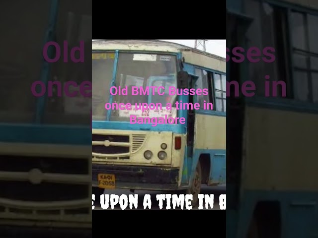 Mini metro old BMTC busses once upon a time in Bangalore. #metro #BMTC #Kamalahassan #Kannadasong