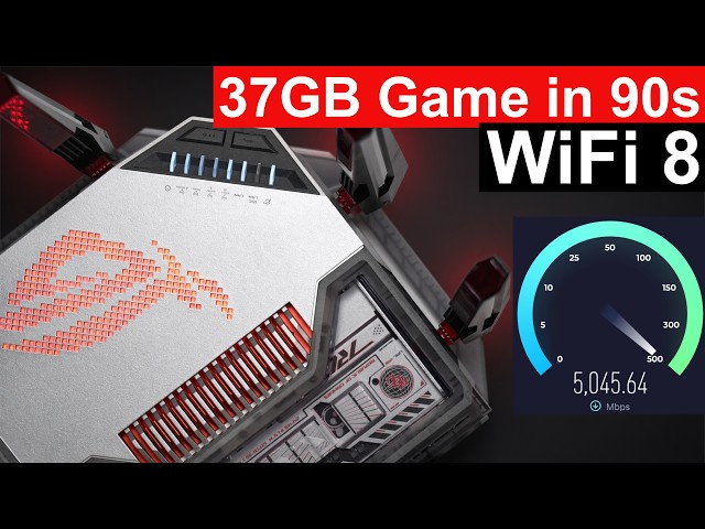 Is WiFi 8 Really This Fast? ASUS GT-BN98 Pro Speed Test