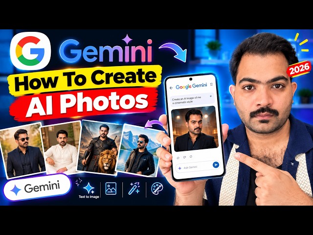 How To Create AI Photos With Google Gemini | Trending Editing