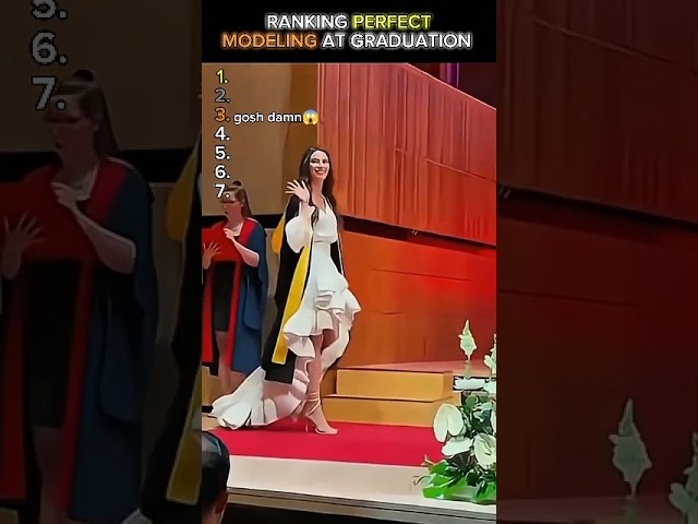Ranking the best and perfect modelling at graduation moments.....