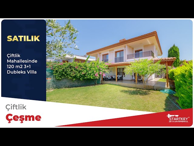 Startkey Zeta 2 - ÇEŞME ÇİFTLİKKÖY 'DE BAHÇELİ EŞYALI BAKIMLI SATILIK VİLLA