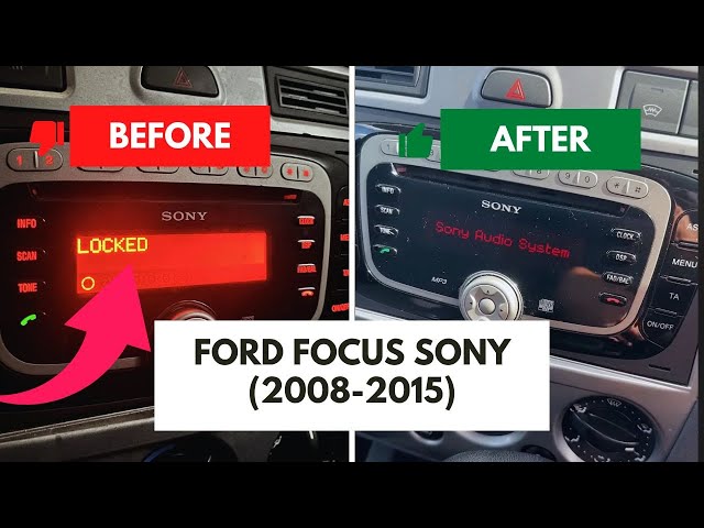 Ford Focus Sony Radio Unlock (2008–2015) – Get Your Code Fast!