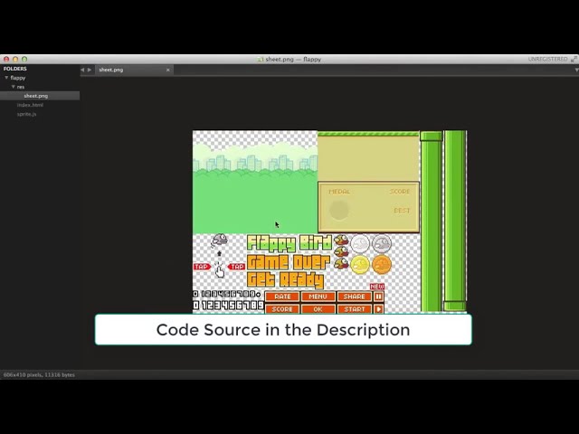 HTML5/CSS3 & JS Game Programming Tutorial javascript  (Flappy Bird ) Part #1