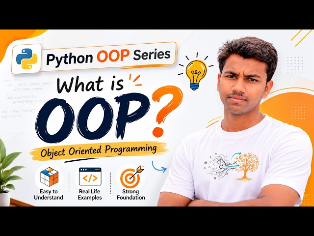 What is OOP? 🤔 Python OOPs Series for Beginners | Tamil#oopsconcept #python