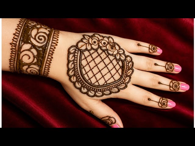 Simple Mehndi Design for Girls | Elegant Finger Mehndi Step by Step