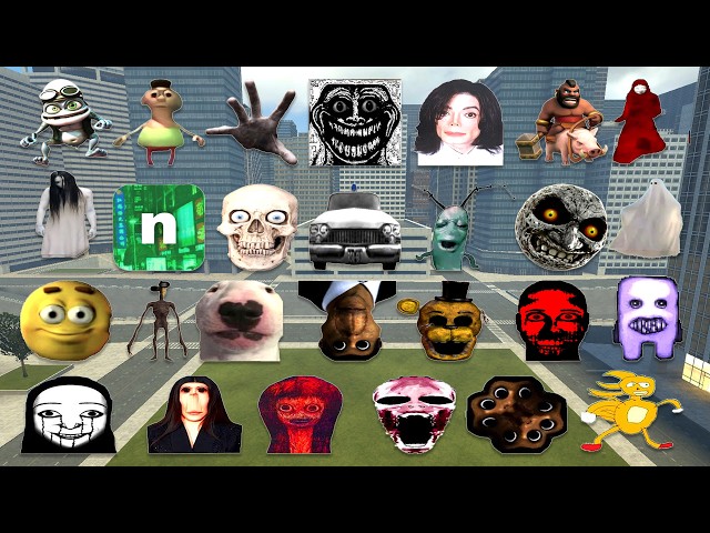 Nico's Nextbots And Too Much Nextbots Family In Big City | Garry's Mod