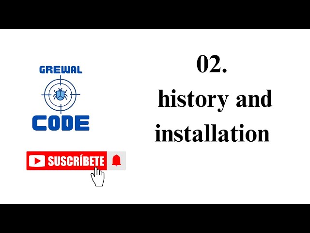 02 history and installation  of python | python for cyber security