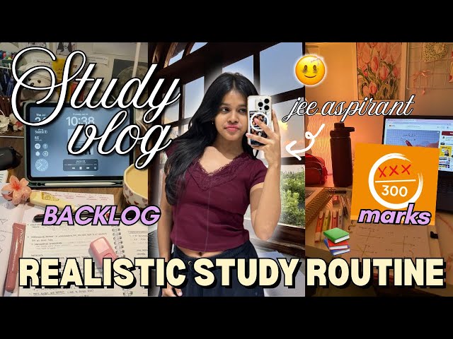 REALISTIC 12HR STUDY ROUTINE / TEST RESULT, BACKLOGS, SYLLABUS 📚🌙