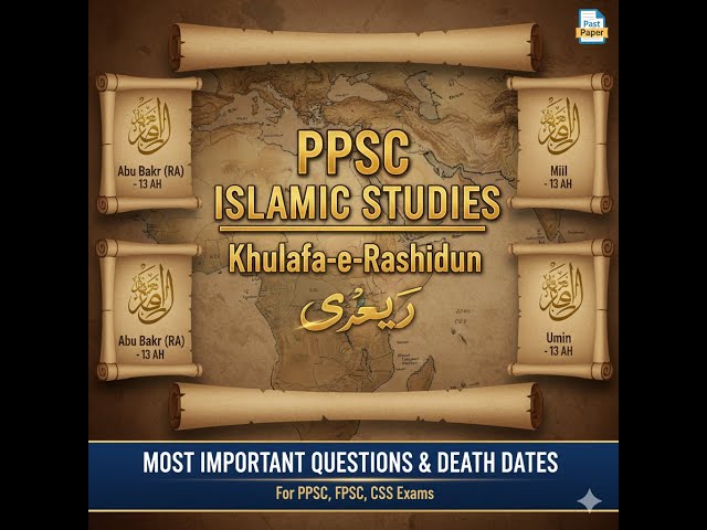 The Golden Age of Islam: Khilafat-e-Rashida Explained for PPSC