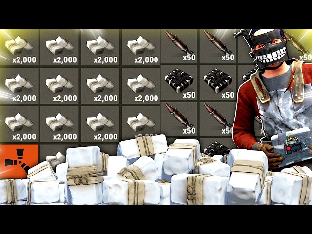 Raiding the RICHEST Pay2Win CLAN BASE on the Server BEFORE Force! (Rust)