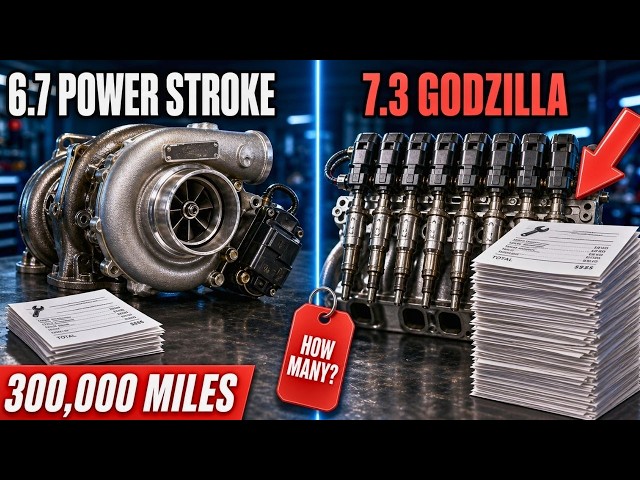 We Ran a 6.7 Power Stroke & 7.3 Godzilla to 300,000 Miles — Which One Needed FEWER Repairs?