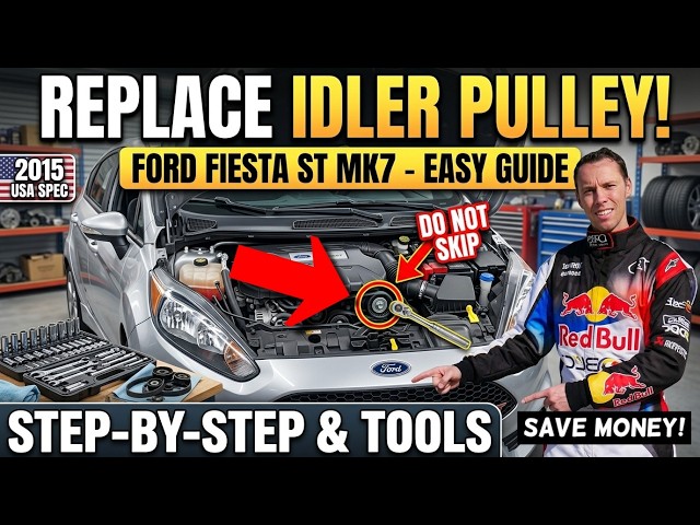How to Replace Idler Pulley on Ford Fiesta ST MK7