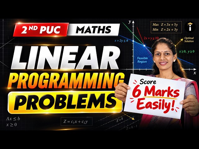 🚨 Linear Programming Problems 🔥 Easy 6 Marks Scoring Trick Every Student Must Know! 💯