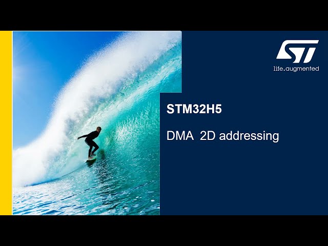STM32H5 MCU Series - System - DMA 2D addressing (DMA2D)