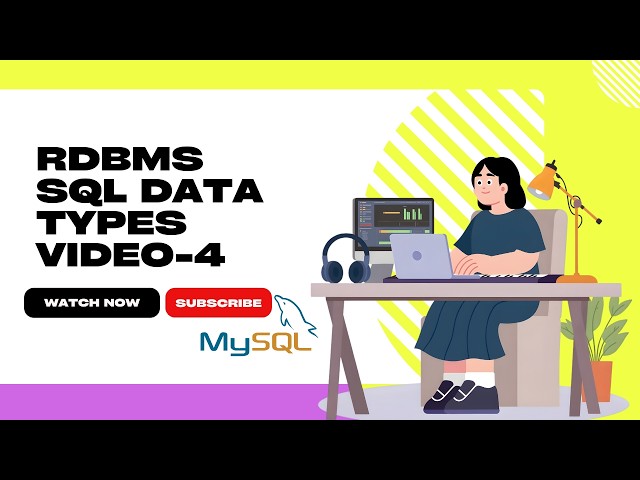 MySQL Tutorial | RDBMS, SQL Data Types, CREATE DATABASE & TABLE, ALTER TABLE & Constraints | Video 4