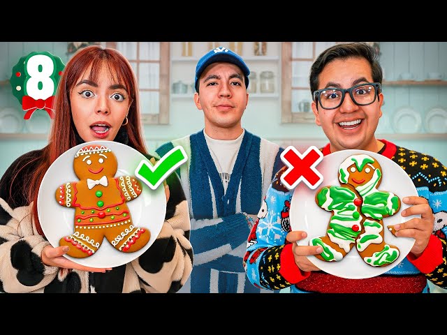 CHRISTMAS COOKIE COMPETITION FOR COUPLES - VLOGMAS 8