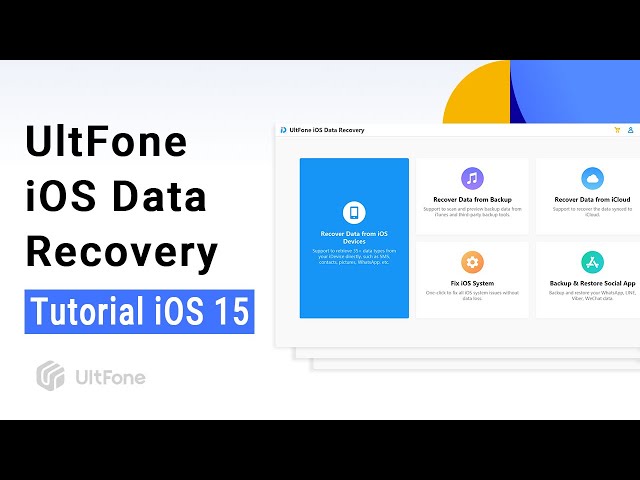 How to Use UltFone iOS Data Recovery (iOS 16 supported)