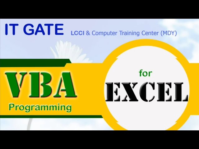 Advanced POS Creation in Excel using VBA Programming ( Part 21)လုပ်ငန်းခွင်သုံး POS ဖန်တီးခြင်း #POS