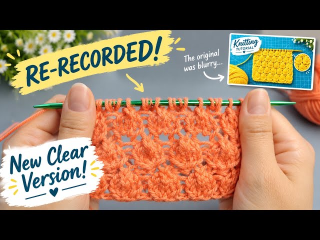 I Re-Recorded This Knitting Tutorial! The Original Video Was Blurry 🙃
