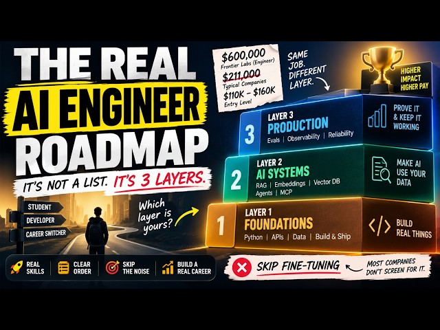 The AI Engineer Roadmap No One Shows You (Find Your Layer in 2 Questions)